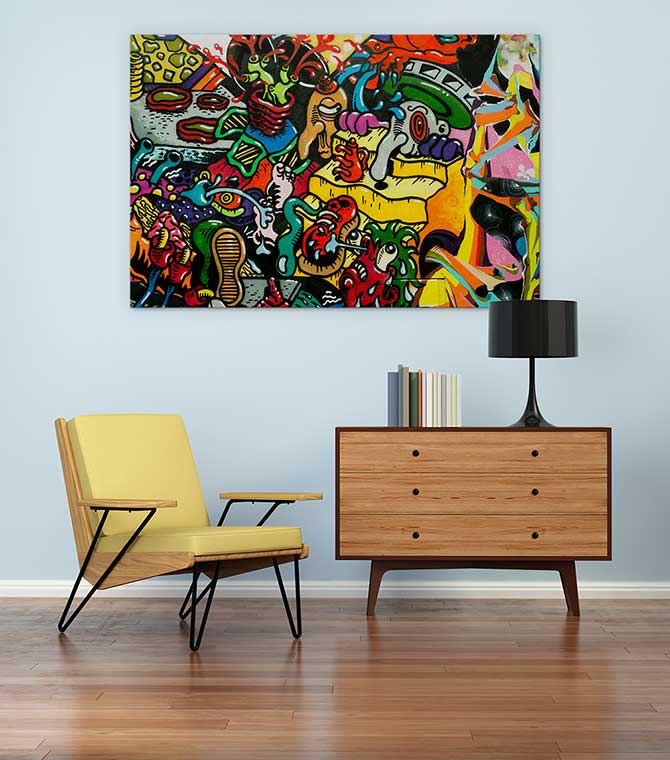 Bring It Cool Graffiti To Enjoy At Home Wall Art Prints
