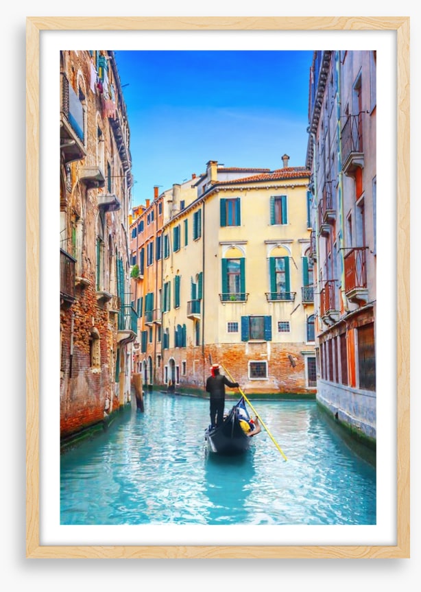 Gondola on the canal