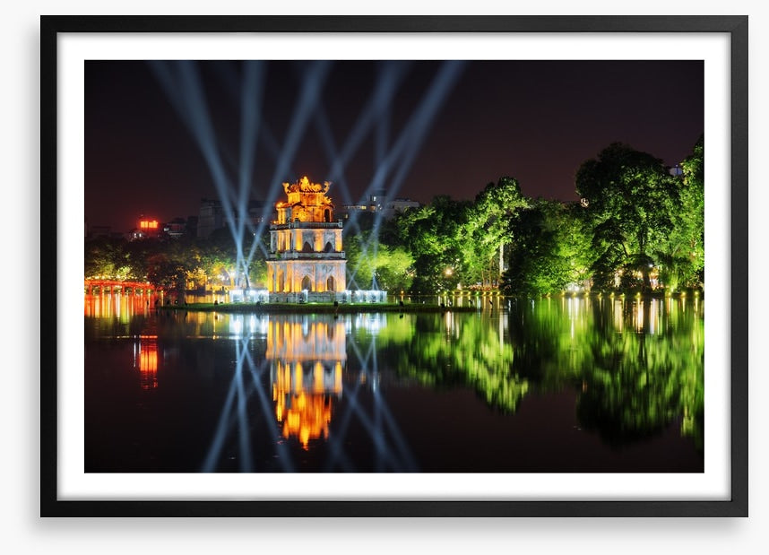 Turtle Tower reflections, Hanoi