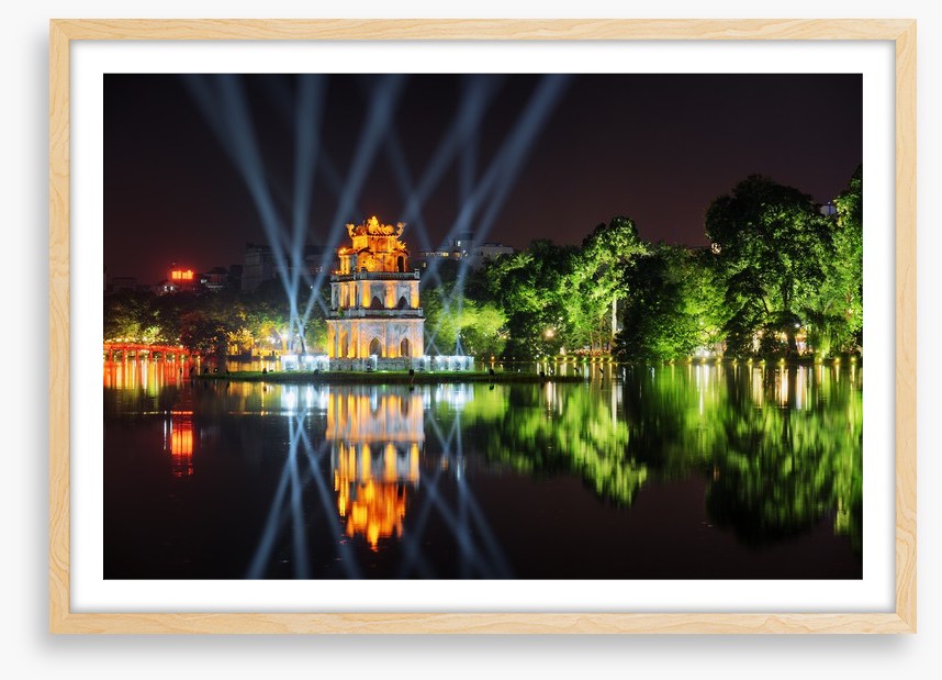 Turtle Tower reflections, Hanoi