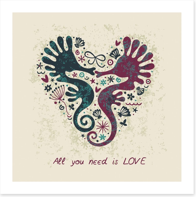 Seahorse love