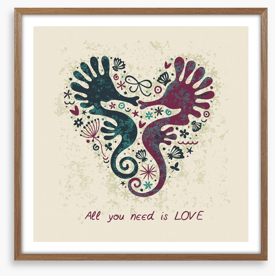 Seahorse love