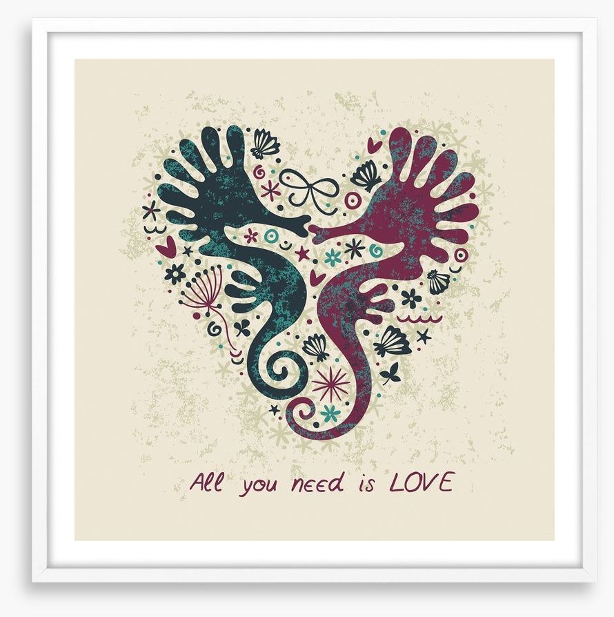 Seahorse love
