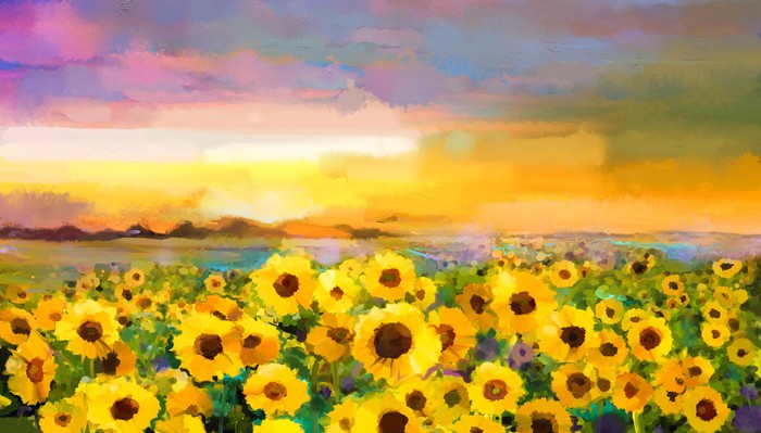 The sunflower meadow