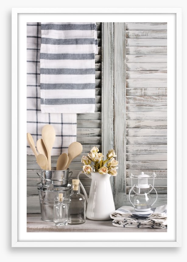 Rustic kitchen still life
