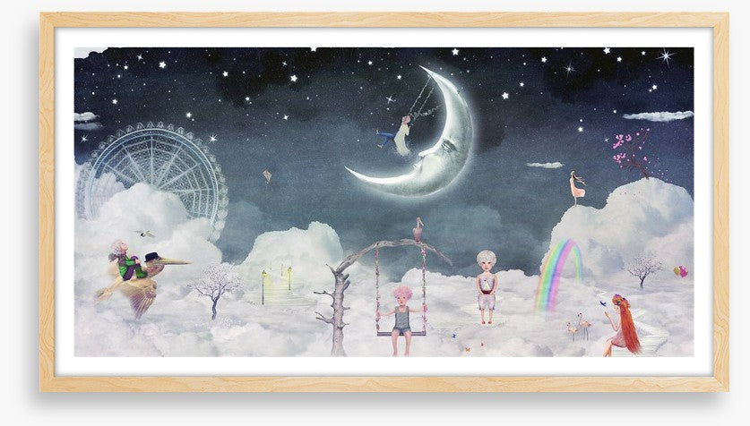 Fairground in the clouds