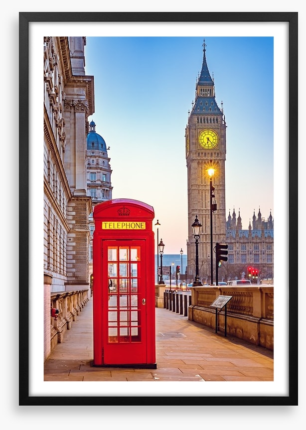 The phone box by Big Ben