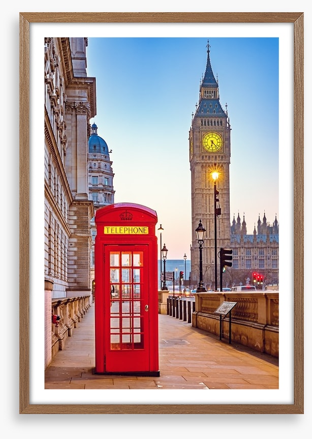 The phone box by Big Ben