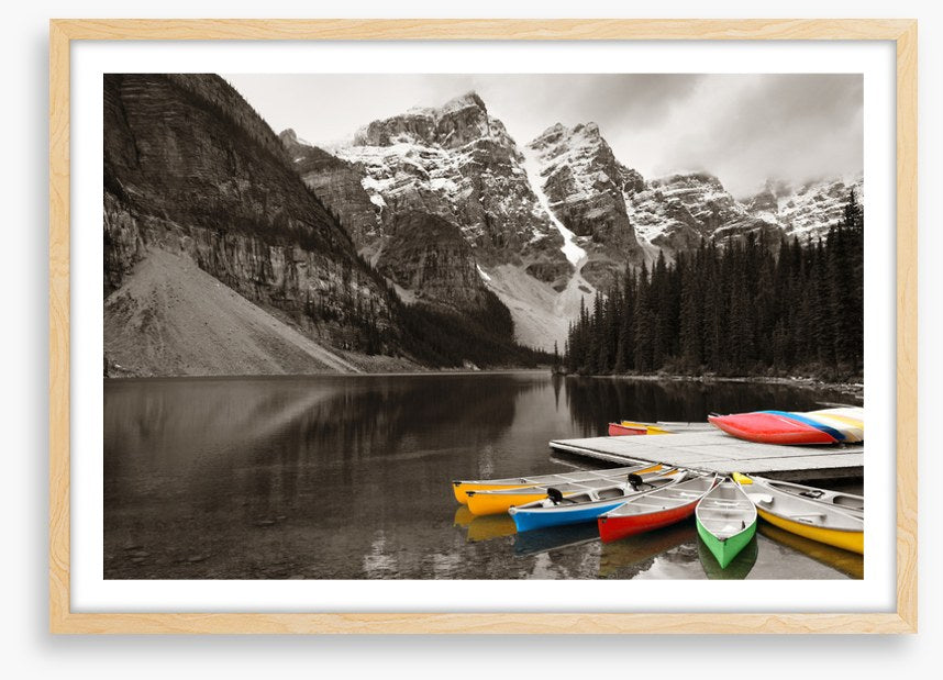 Canoe into colour