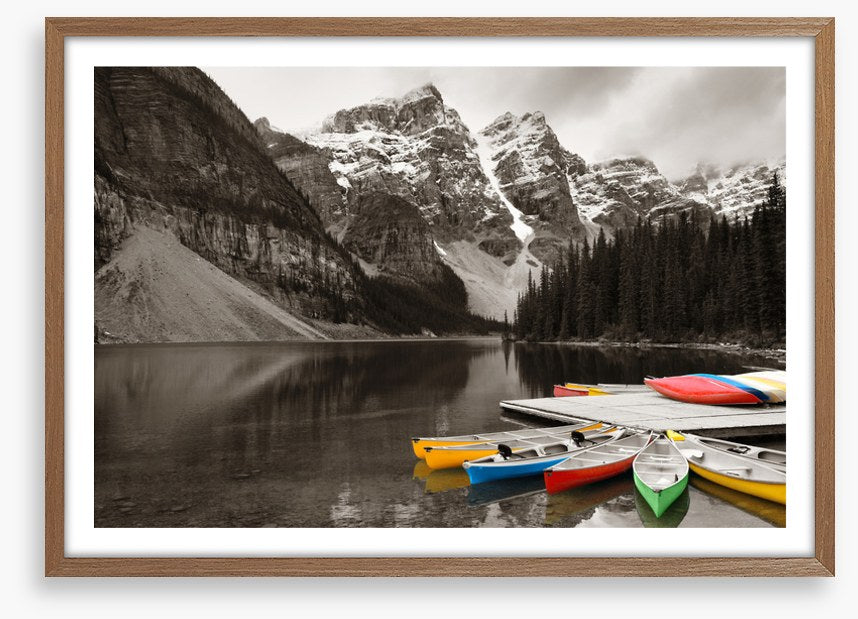 Canoe into colour
