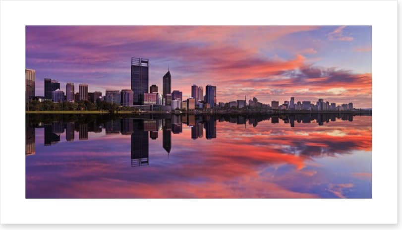 Pink Perth sunrise
