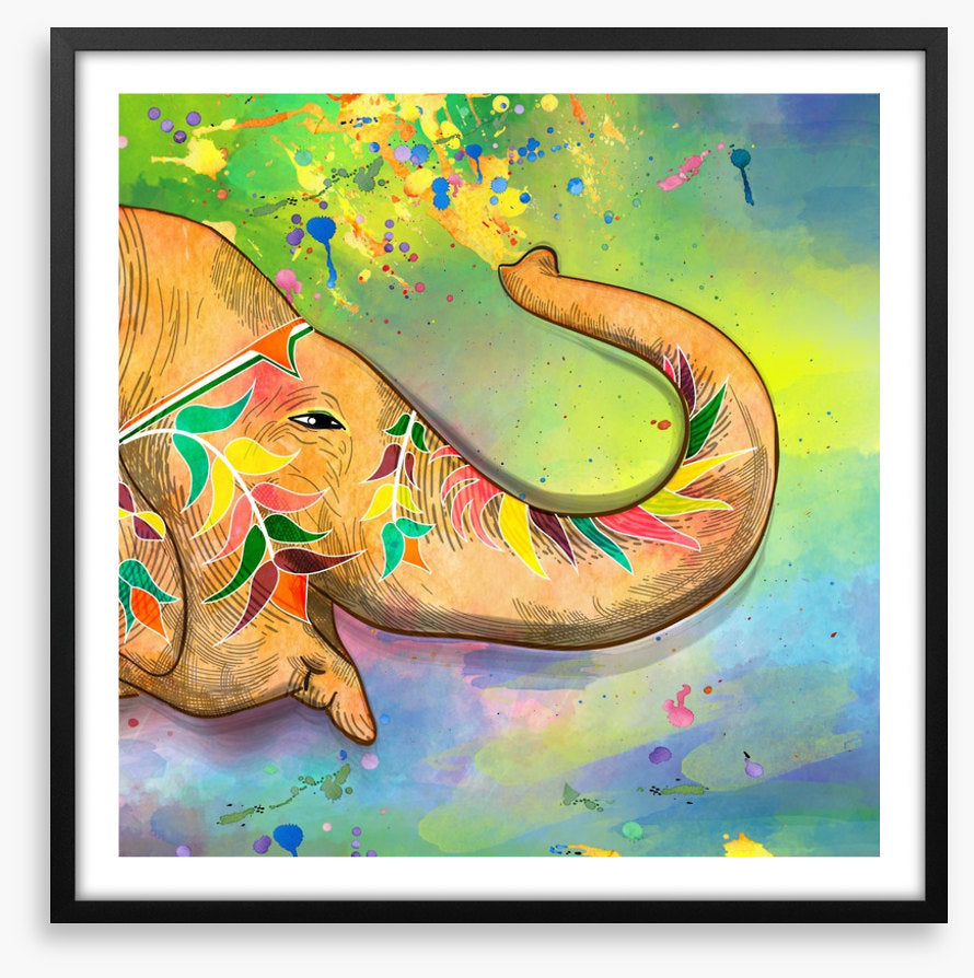 The elephant of Holi