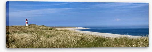 Lonely lighthouse panorama