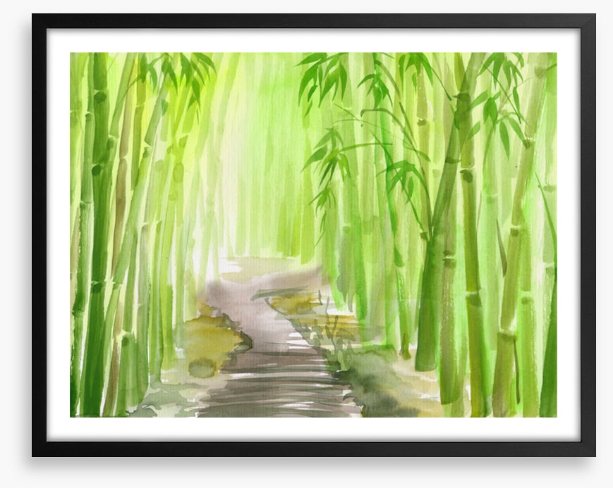 The bamboo path