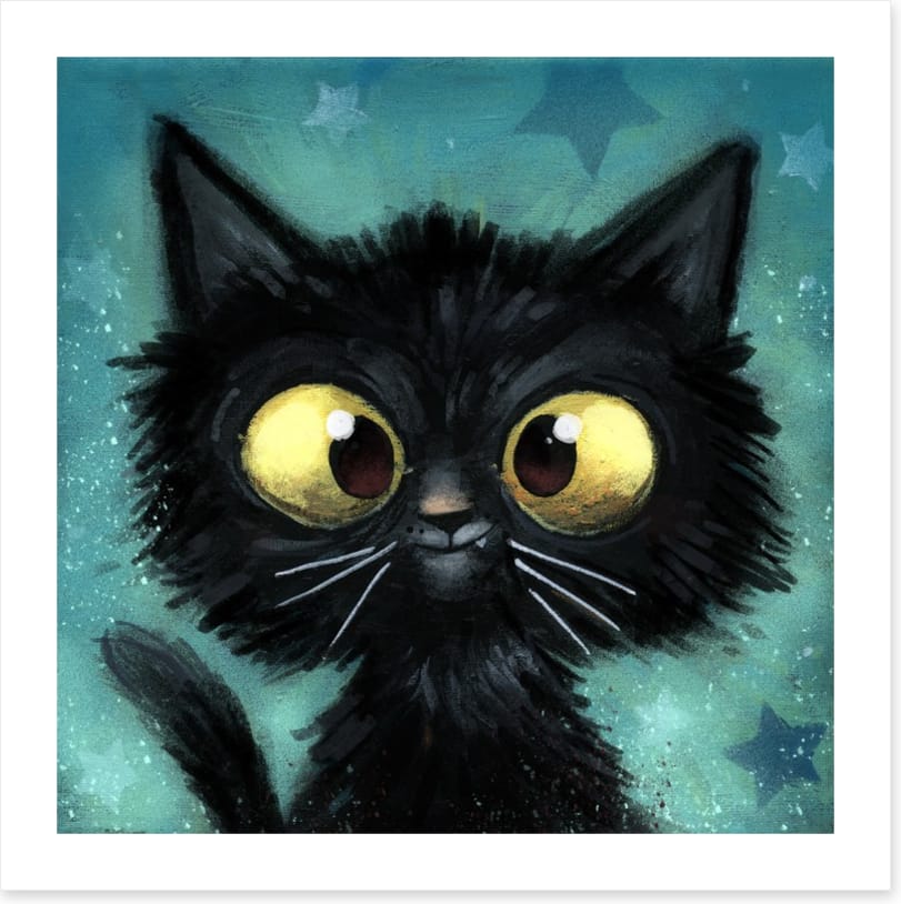 The black cat