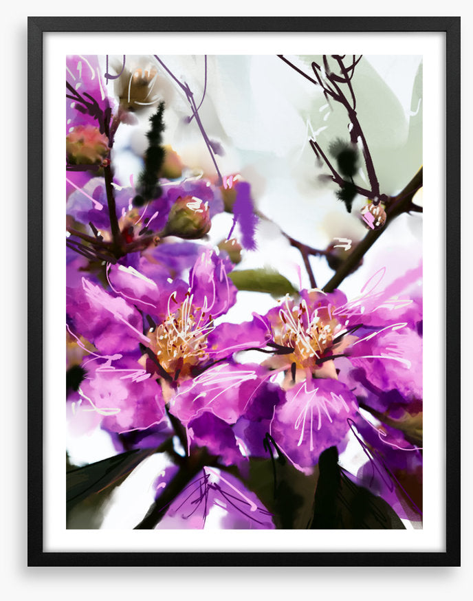 Purple petals