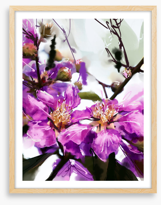 Purple petals