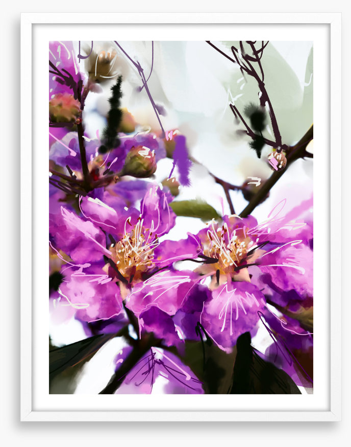 Purple petals