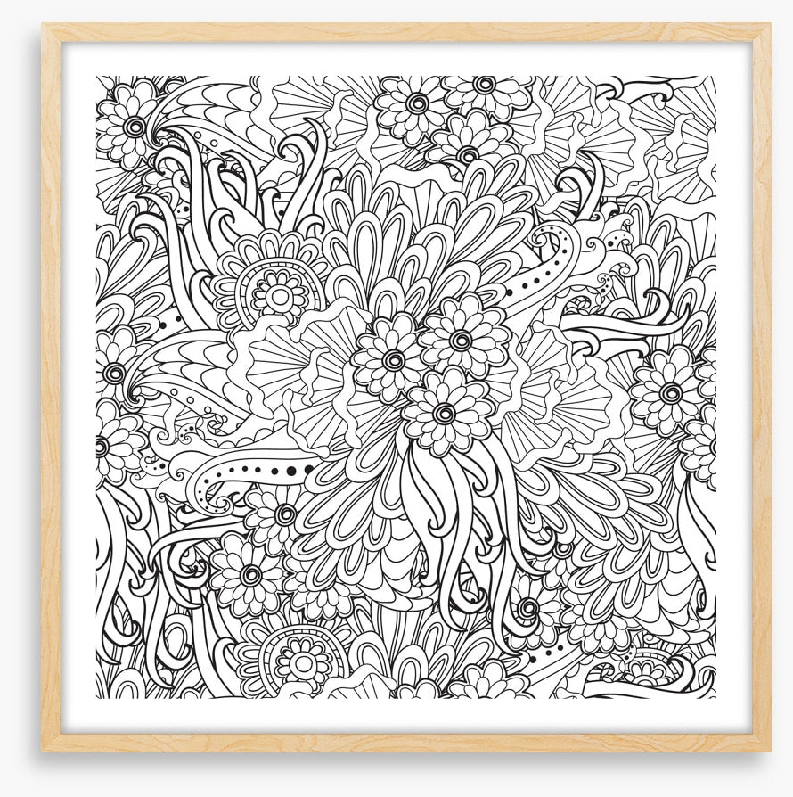 Colour me coral flower