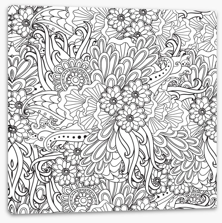 Colour me coral flower