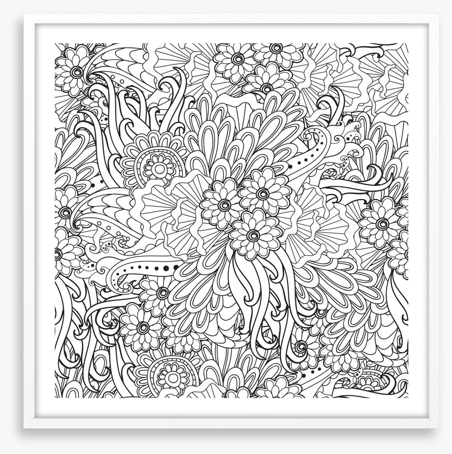 Colour me coral flower