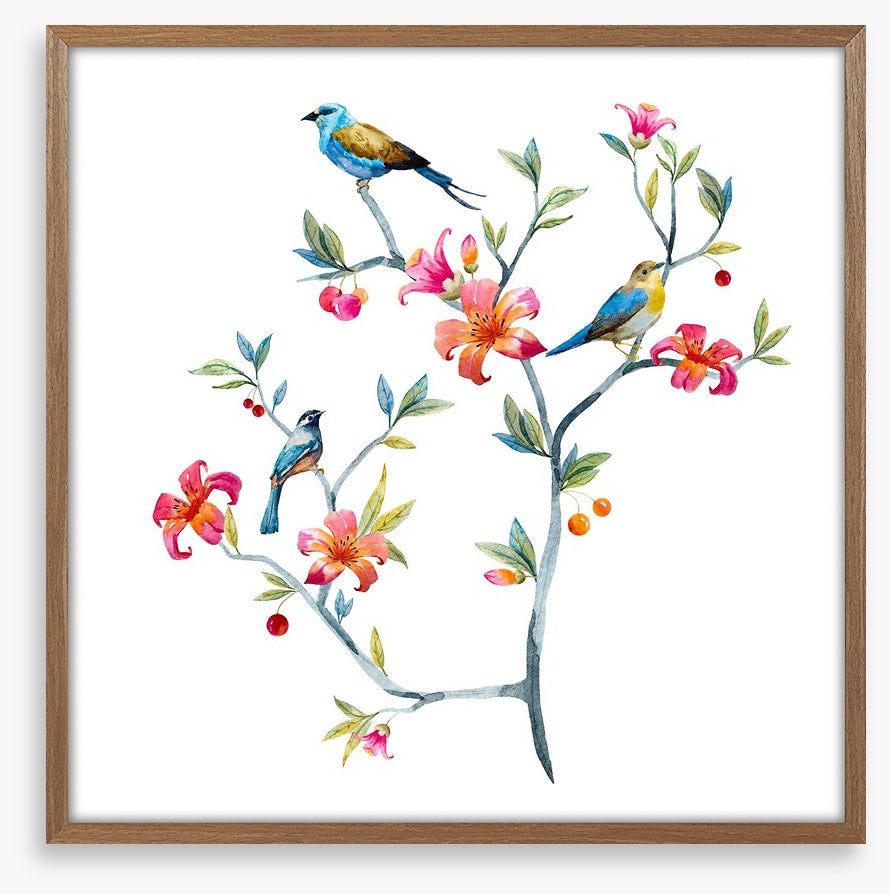 Birds on a branch