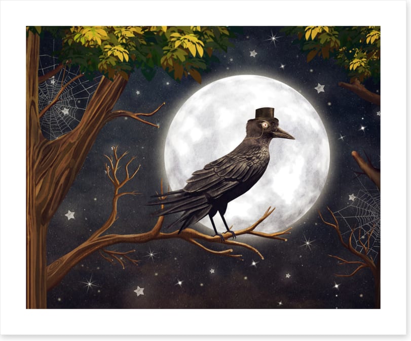 The moonlight raven
