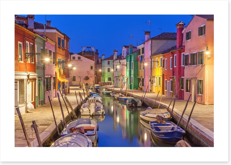 Burano island lights