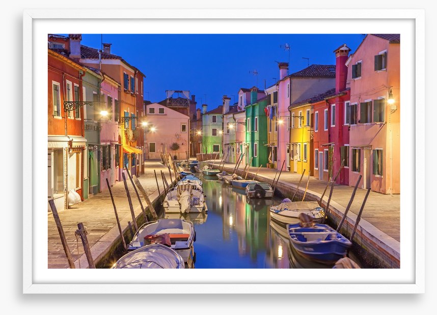 Burano island lights