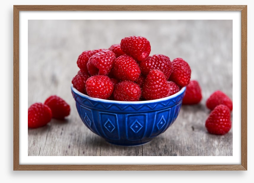 Blue bowl berries