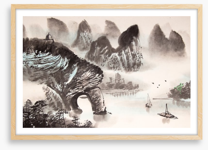 The misty lake arch
