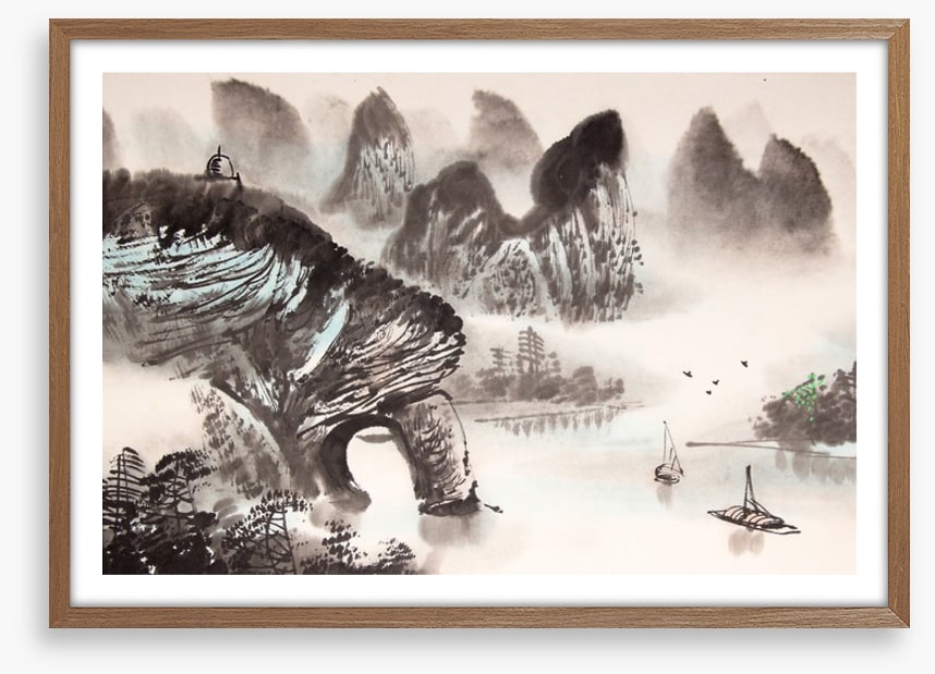 The misty lake arch
