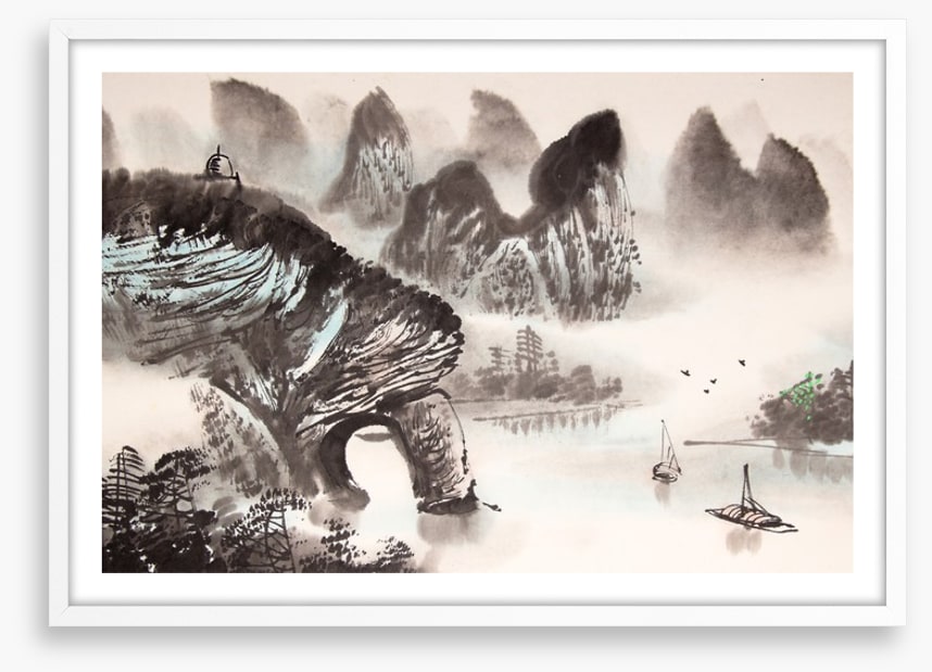 The misty lake arch