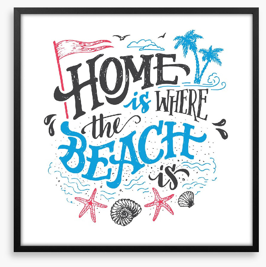 Where the beach is