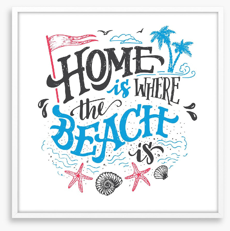 Where the beach is