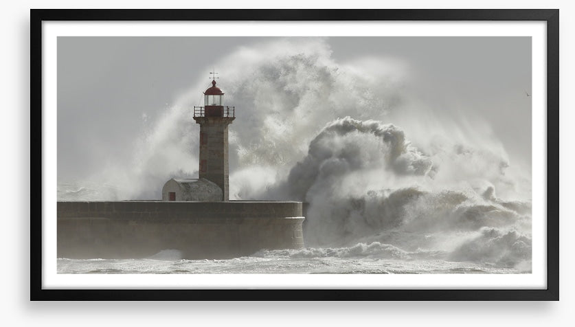 The angry sea