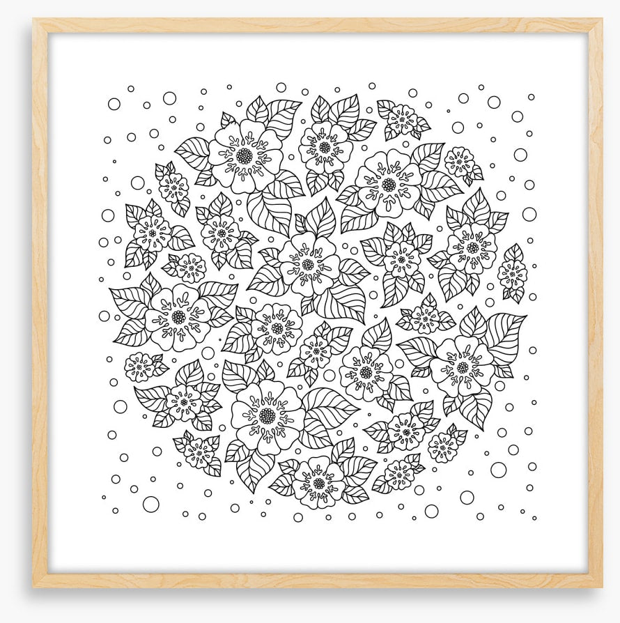 Colour me garden rain