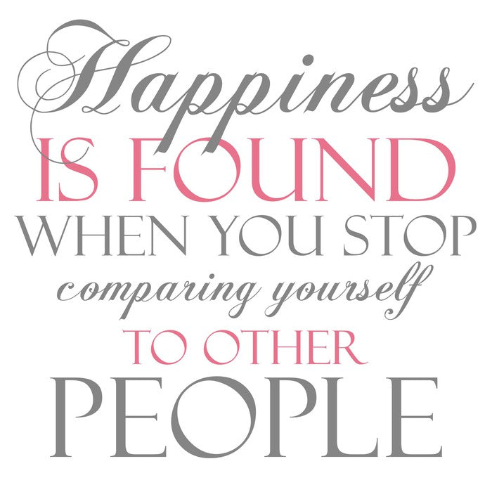 Happiness is found