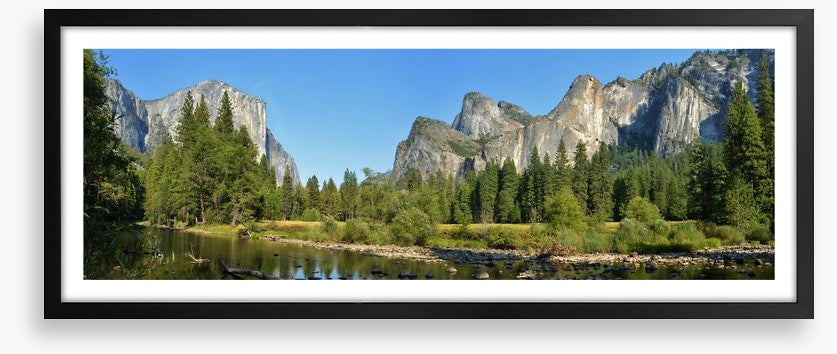 Yosemite valley panoramic