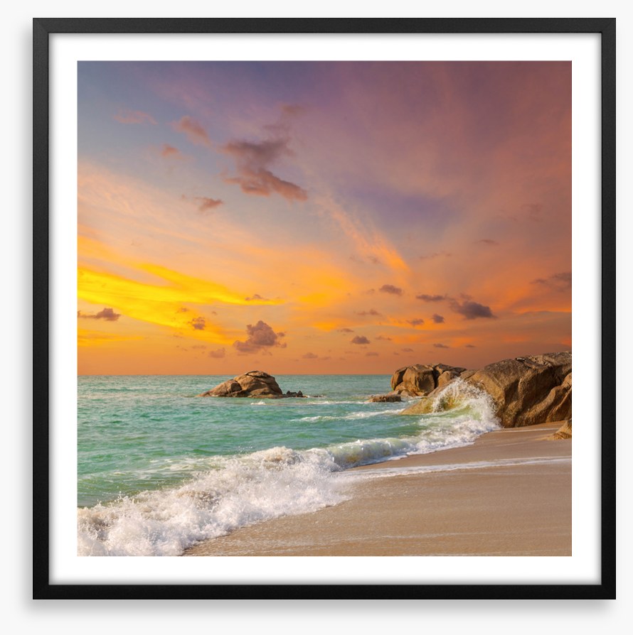Lamai beach sunrise