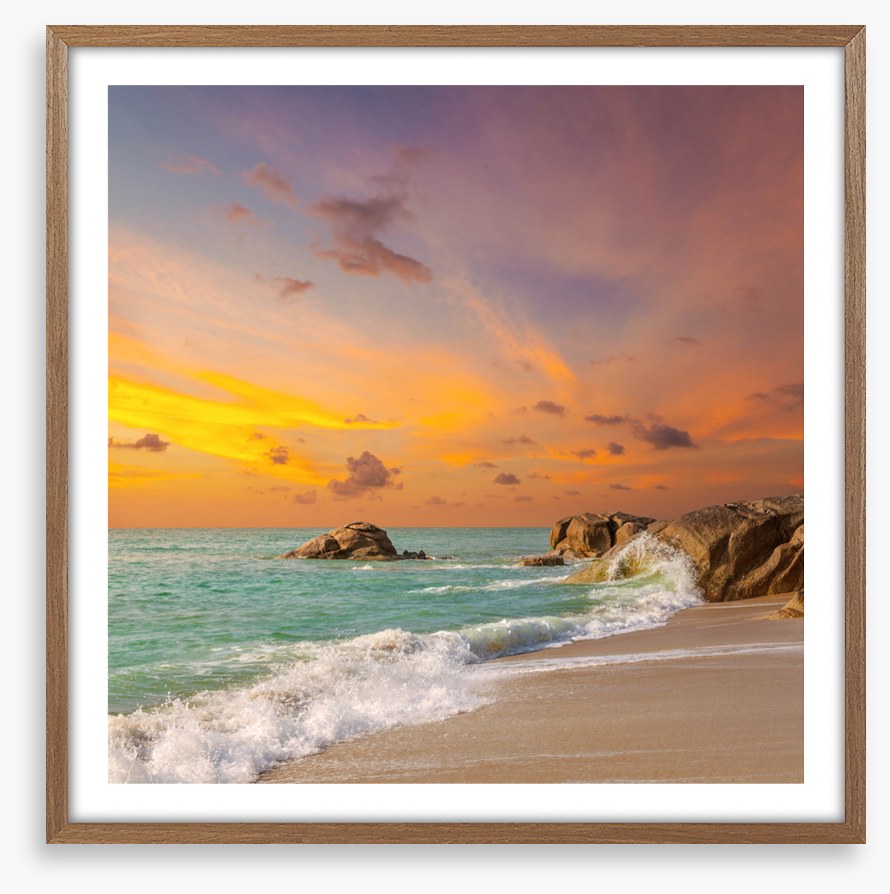 Lamai beach sunrise