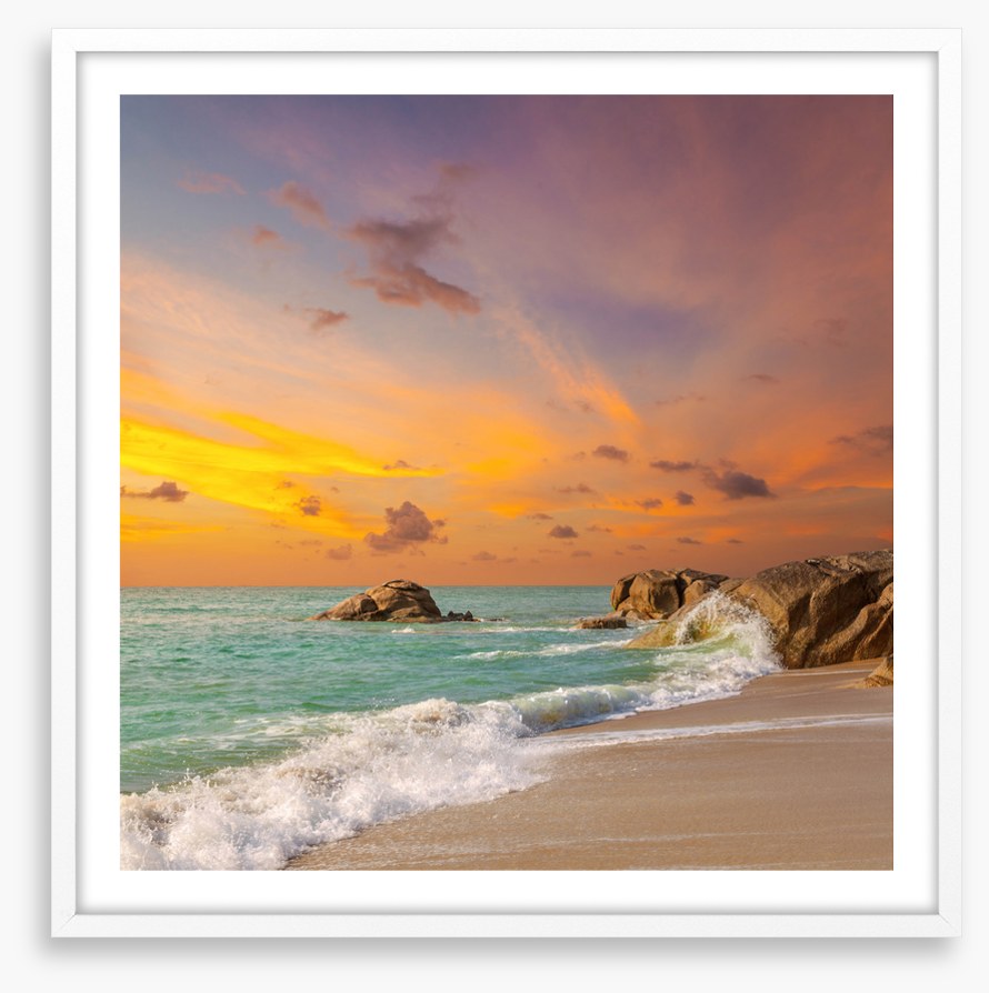 Lamai beach sunrise