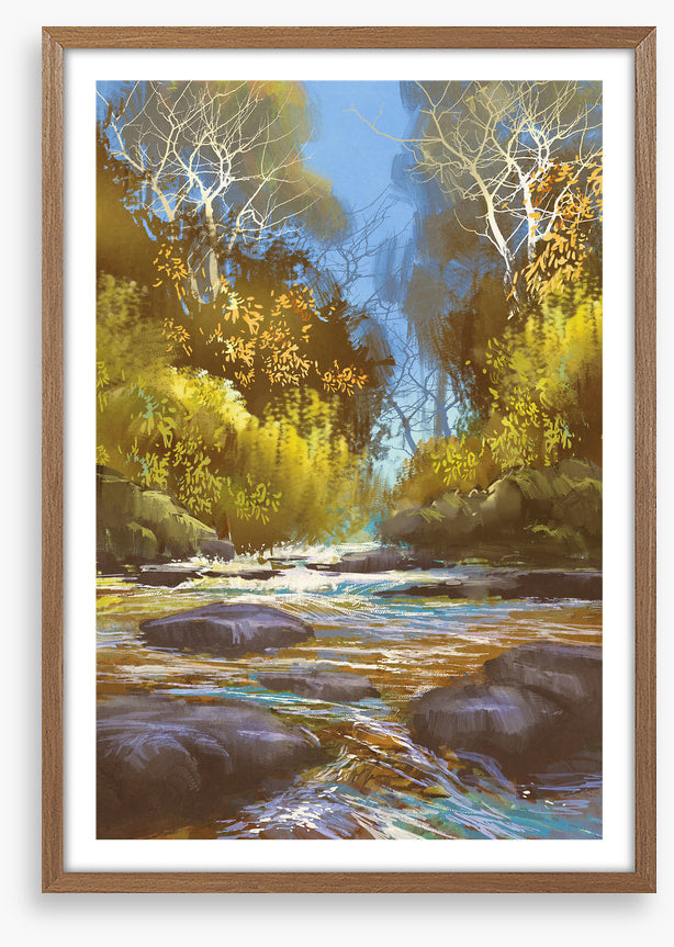Rapids at rest