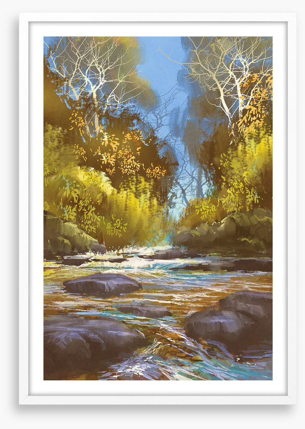Rapids at rest