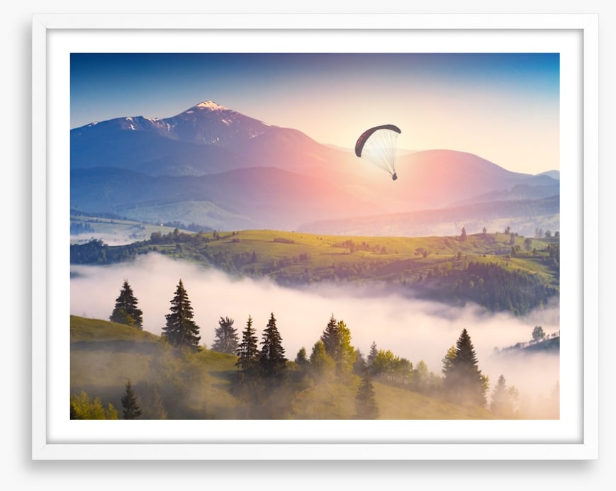 Above the clouds