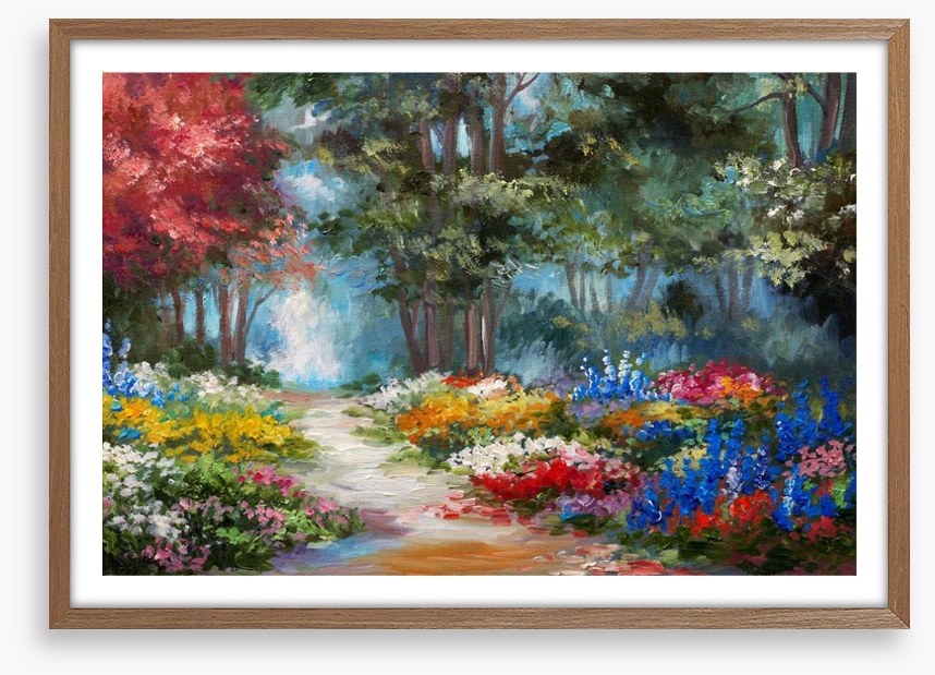 Flowers in the forest