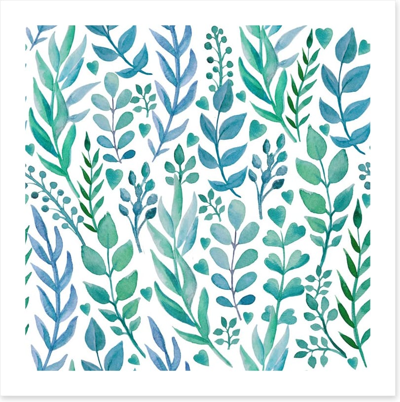 Leafy teal