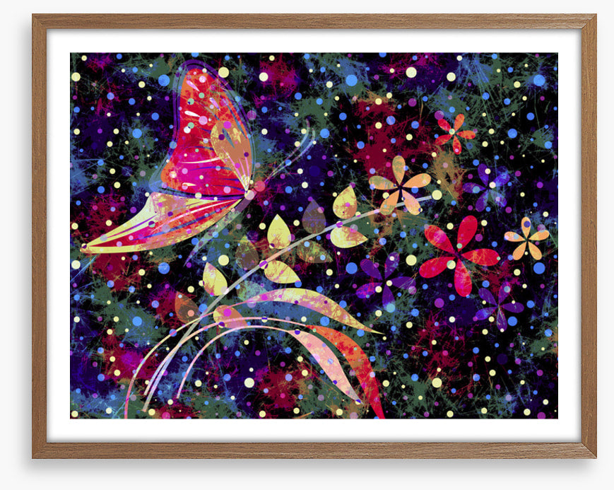 Starry night flight