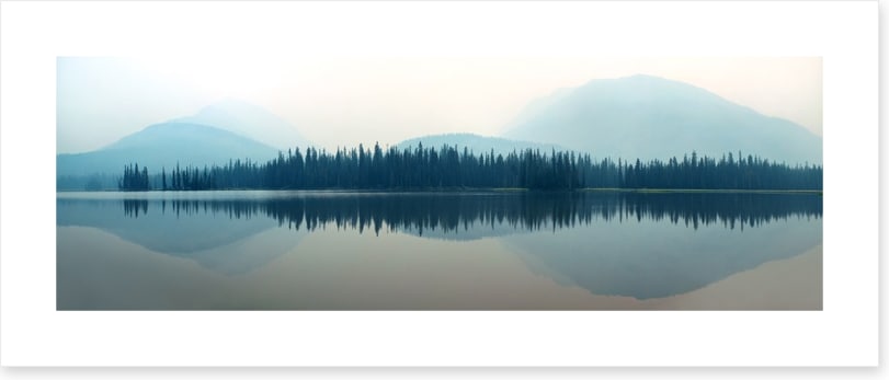 Misty shores panorama