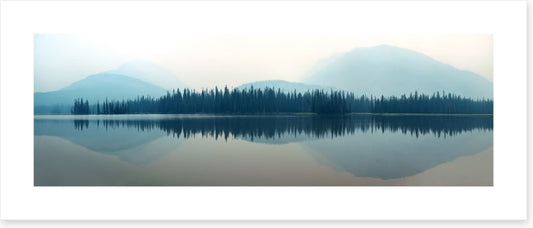 Misty shores panorama